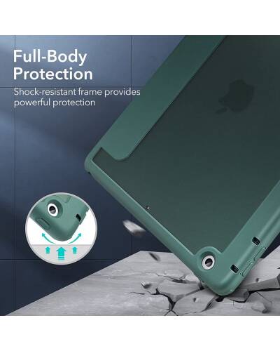 Etui do  iPad 10,2 ESR Rebound Hybrid Case Pro - Zielone - zdjęcie 2