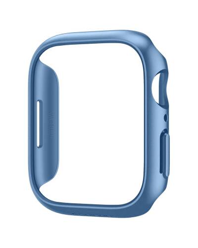 Etui do Apple Watch 45mm Spigen Thin Fit - niebieskie  - zdjęcie 2