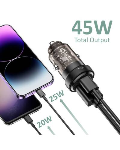 Ładowarka Tech-Protect Car Charger CC45W 2-port - zdjęcie 2