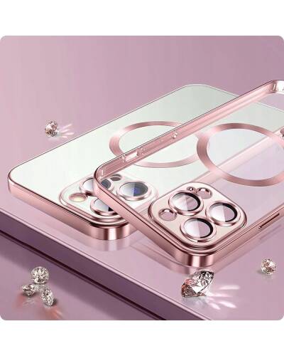Etui iPhone 15 Tech-Protect Magshine MagSafe - Złote - zdjęcie 2