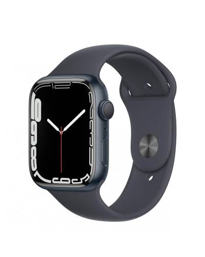 Apple Watch S7 41mm GPS w kolorze północy - pasek sportowy w kolorze północy - zdjęcie 1
