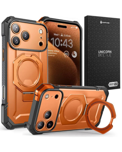 Etui do iPhone 17 Pro Max Supcase UB GRIP MAG MagSafe coral - zdjęcie 1