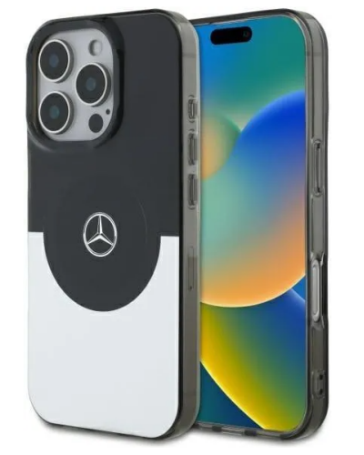 Etui do iPhone 16 Pro Mercedes BiColor MagSafe Black Silver - zdjęcie 1