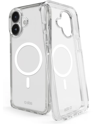 Etui do iPhone 16 SBS Rigid MagSafe przezroczyste - zdjęcie 1