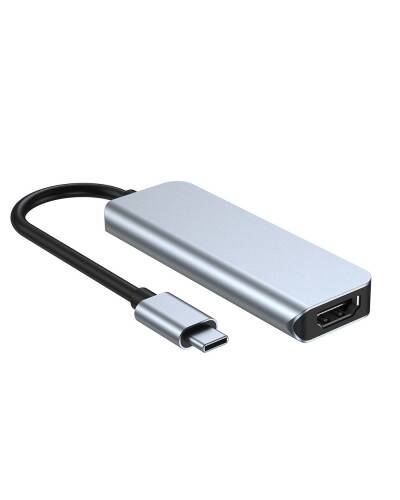 Przejściówka Tech-Protect V2 4in1 USB-C 2xUSB-A HD  - zdjęcie 2