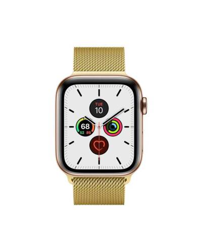 Pasek ze stali nierdzewnej do Apple Watch 38/40/41 mm Crong Milano Steel - złoty - zdjęcie 2