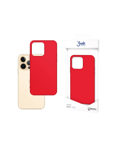 Etui do iPhone 13 Pro 3mk Matt Case - Strawberry/Truskawka  - zdjęcie 1