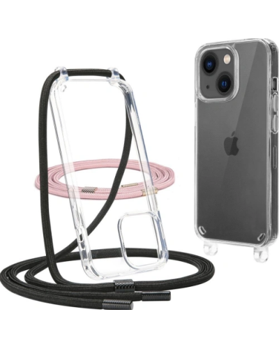 Rzeszów Etui do iPhone 13 TECH-PROTECT Flexair Chain czarne/różowe  - zdjęcie 1