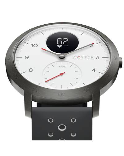Smartwatch z pomiarem pulsu Withings Steel HR Sport 40mm biały - zdjęcie 2