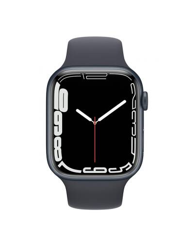 Apple Watch S7 41mm GPS w kolorze północy - pasek sportowy w kolorze północy - zdjęcie 2
