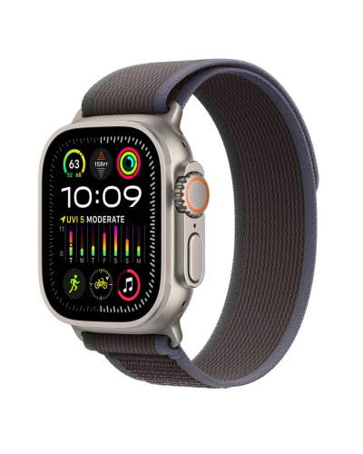 Apple Watch Ultra 2 49mm + Cellular tytan z opaską Trail w kolorze niebieski/czarny - S/M  - zdjęcie 1