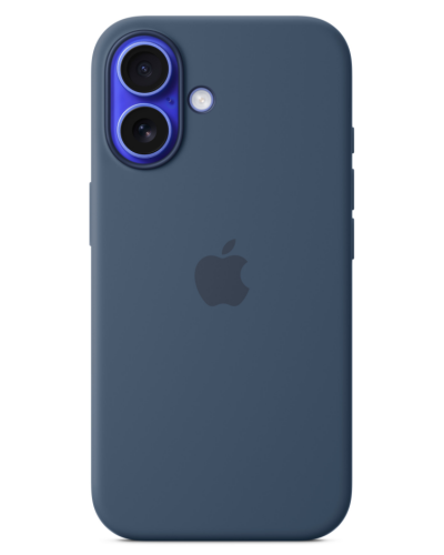 Apple Etui do iPhone 16 Silicone MagSafe - Denim - zdjęcie 1