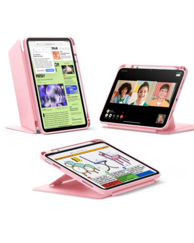 4894240266878 Etui iPad 11 2025 10,9 10 gen. 2022 ESR Flip Hybrid różowe - zdjęcie 2