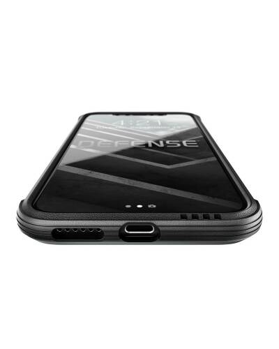 X-Doria Defense Lux - Etui aluminiowe iPhone X (Black Carbon Fiber) - zdjęcie 3