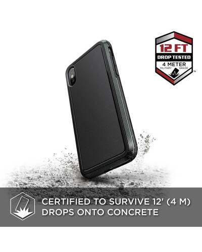 Etui do iPhone X/Xs X-Doria Defense Ultra - czarne - zdjęcie 4