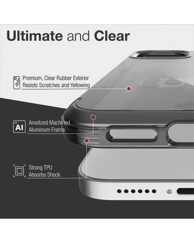 Etui do iPhone 13 Pro X-Doria Raptic Air (Drop Tested 4m) Smoke - zdjęcie 6