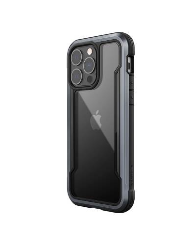 Etui do iPhone 13 Pro X-Doria Raptic Shield Pro (Anti-bacterial) czarne - zdjęcie 2