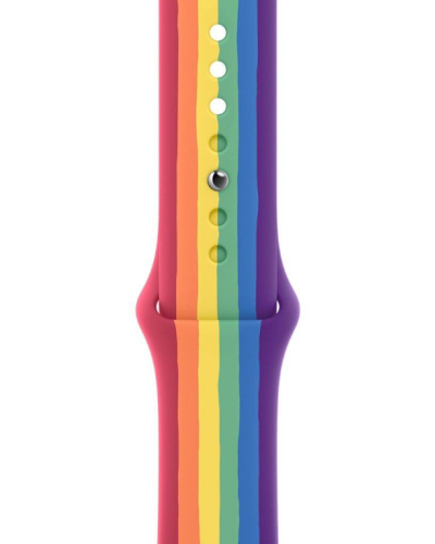 Apple Pasek 44 silikonowy w kolorze Pride Edition Kraków - zdjęcie 1