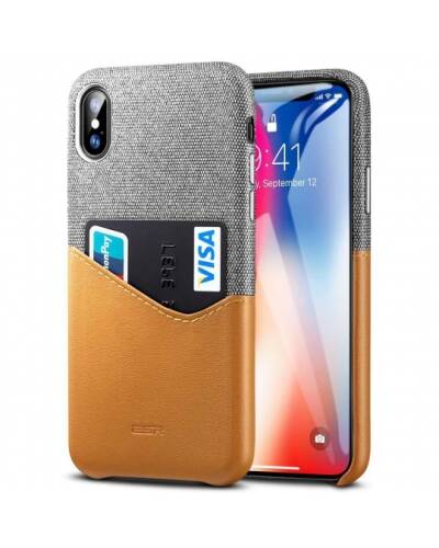 Etui do iPhone X/Xs ESR METRO - brązowe - zdjęcie 1