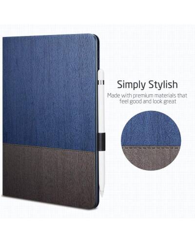 Etui do iPad 10.2 ESR SIMPLICITY PENCIL - niebieskie  - zdjęcie 5