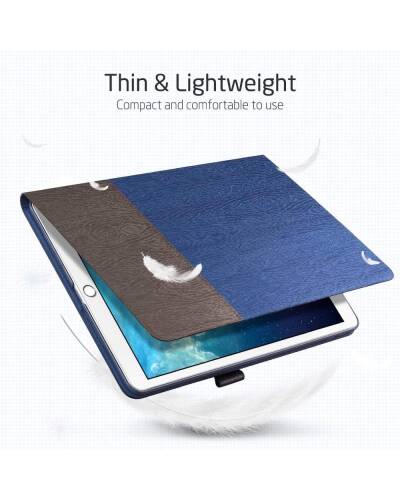 Etui do iPad 10.2 ESR SIMPLICITY PENCIL - niebieskie  - zdjęcie 6