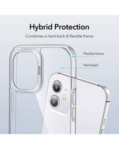 Etui do iPhone 12 mini ESR Classic Hybrid - przezroczyste  - zdjęcie 5