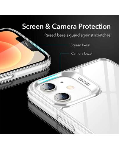 Etui do iPhone 12 Mini ESR Ice Shield - przezroczyste - zdjęcie 4
