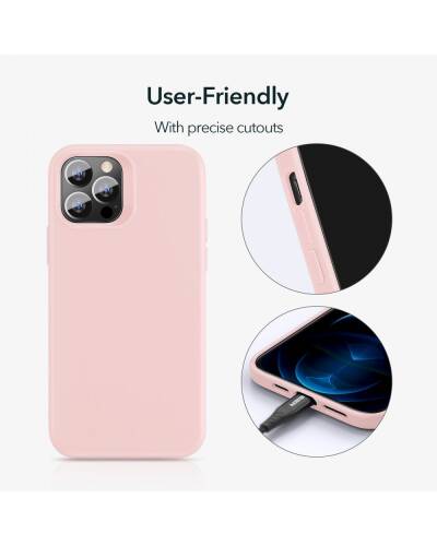 Etui do iPhone 12/12 Pro ESR Cloud - różowe - zdjęcie 7