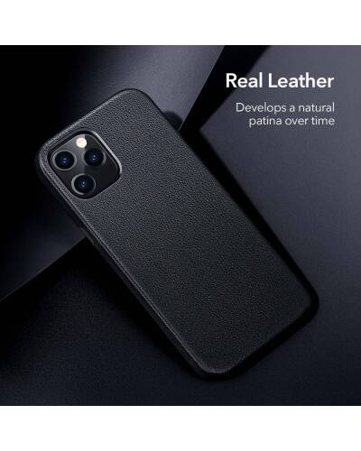 Etui do iPhone 12/12 Pro ESR Metro Leather - niebieskie - zdjęcie 3