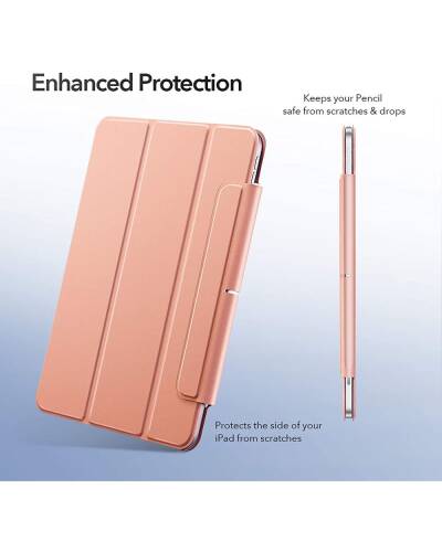 Etui do iPad Air 4 2020 ESR Rebound - różowe - zdjęcie 2