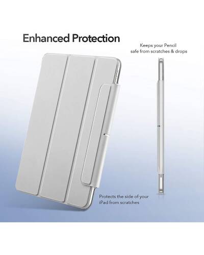 Etui do iPad Air 4 ESR Rebound  - srebrne - zdjęcie 3