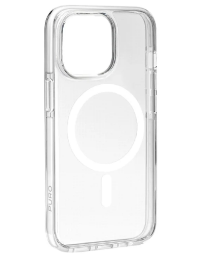 Etui do iPhone 15 Pro Max PURO Litemag przezroczyste - zdjęcie 1