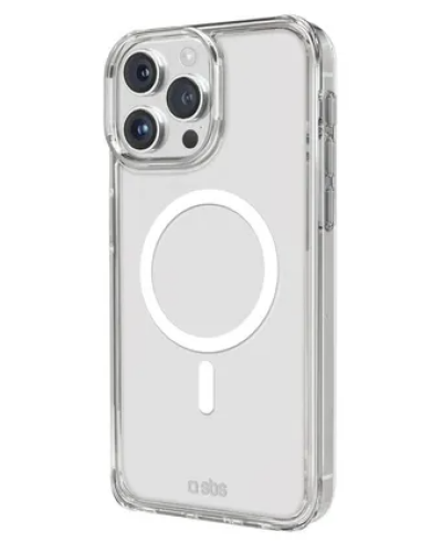 Etui do iPhone 15 Max Pro SBS Rigid MagSafe przezroczyste - zdjęcie 1