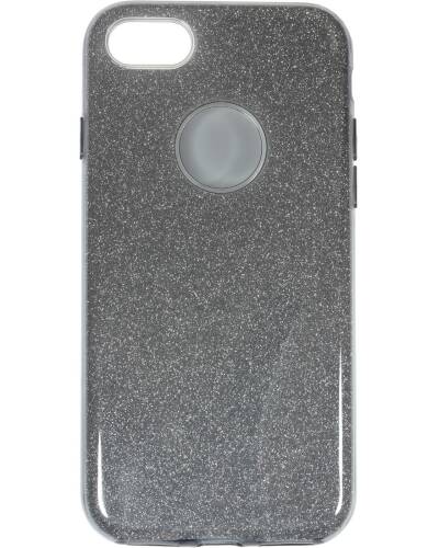 Etui do iPhone 6/7/8/SE 2020 eStuff Sparkle Case - srebrne - zdjęcie 1