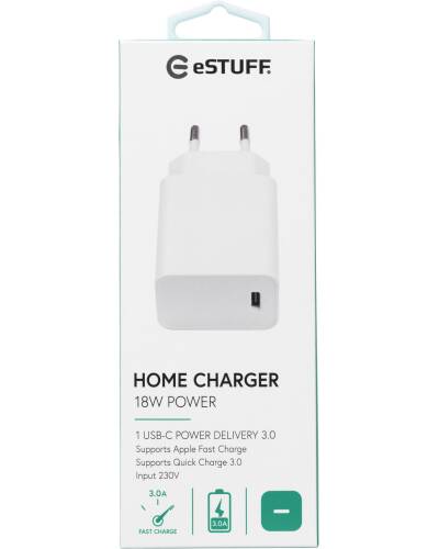 Ładowarka sieciowa eSTUFF Home Charger ES635020 - zdjęcie 3