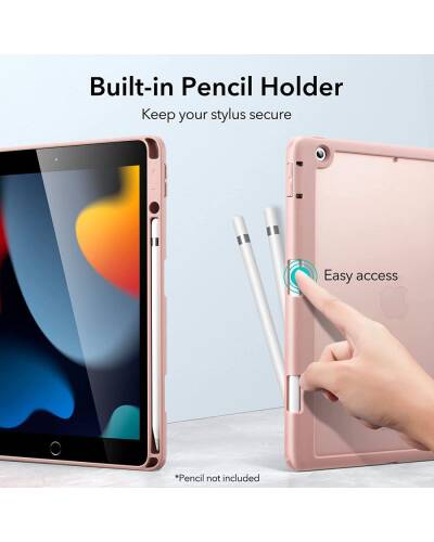 Etui do iPad 10,2 ESR Rebound Hybrid - Różowy - zdjęcie 2