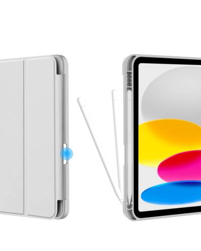 Etui do iPad 10,9 10 gen. Tech-Protect SmartCase Magnetic - szary  - zdjęcie 3