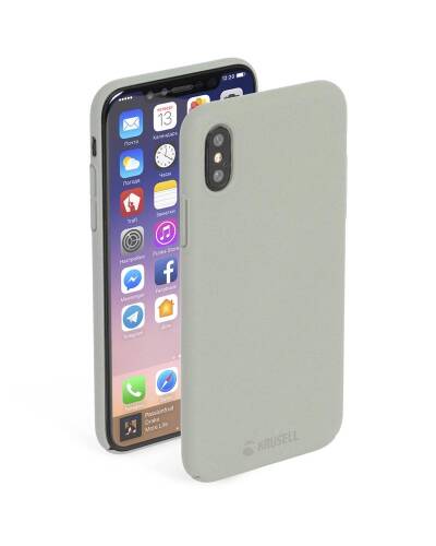 Etui do iPhone X Krusell Sandby Cover - piaskowe - zdjęcie 1