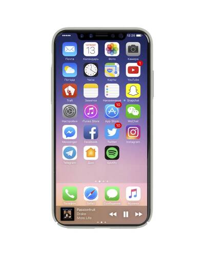 Etui do iPhone X Krusell Sandby Cover - piaskowe - zdjęcie 3