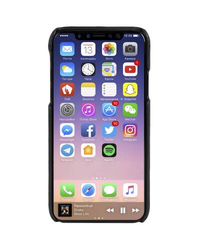 Etui do iPhone X Krusell Sunne Cover - czarne - zdjęcie 3