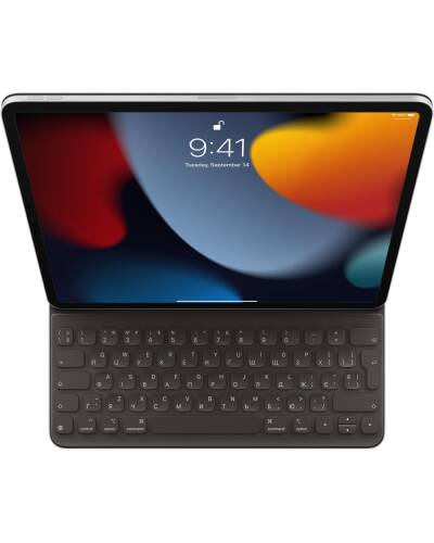 Klawiatura Apple Smart Keyboard Folio do iPada Pro 12.9 (3 do 6 generacja) Ukrainian - czarna - zdjęcie 1