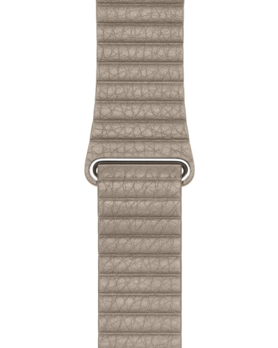 Apple Opaska Skórzana 46mm L w kolorze piaskowca - zdjęcie 1