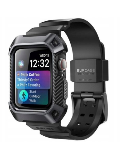 Pasek do Apple Watch 38/40 Supcase Unicorn Bettle Pro Black - zdjęcie 1