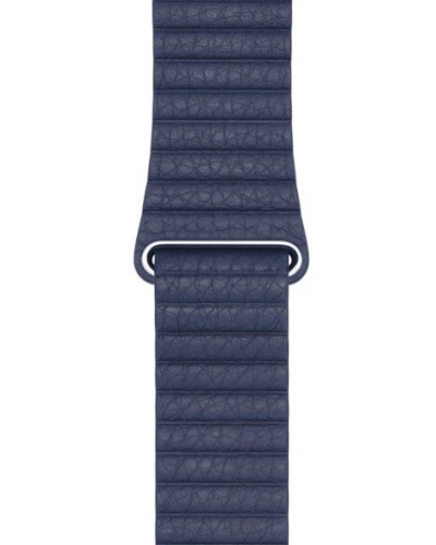 923-00708 Apple pasek Apple Watch 41mm z karbowanej skóry w kolorze nocnego błękitu - rozmiar L - zdjęcie 2
