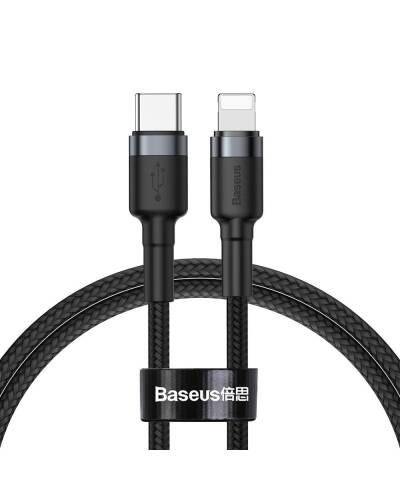 Kabel USB-C/Lightning 100cm Baseus - czarny  - zdjęcie 1