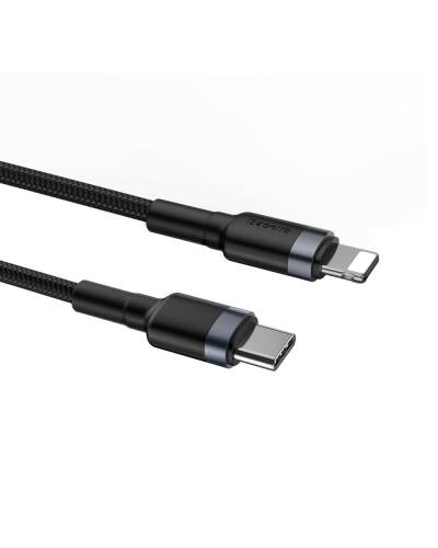 Kabel USB-C/Lightning 100cm Baseus - czarny  - zdjęcie 4