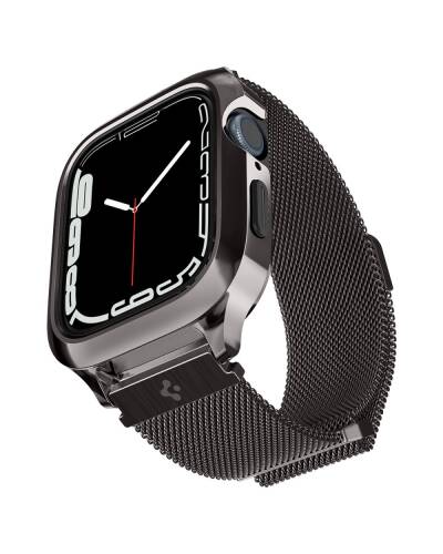 Etui do Apple Watch Spigen Metal Fit Pro 45/44mm - grafitowe  - zdjęcie 1