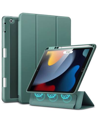 Etui do  iPad 10,2 ESR Rebound Hybrid Case Pro - Zielone - zdjęcie 1