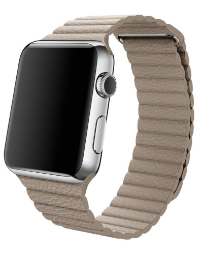 MTHD2ZM/A Apple Opaska Skórzana 46mm L w kolorze piaskowca 184660 923-02544  - zdjęcie 2