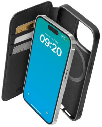 8018417449604 Etui do iPhone 15 Pro SBS WalletMag MagSafe black - zdjęcie 1